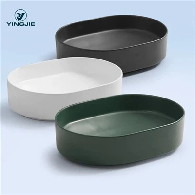 Μαύρη σχεδίαση τέχνη lavabo μπάνιο νεροχύτη λεκάνη